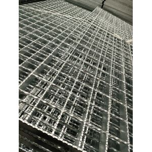 10mm Galvanized Surface Serrated Steel Grating Durable 12mm Flat Bar