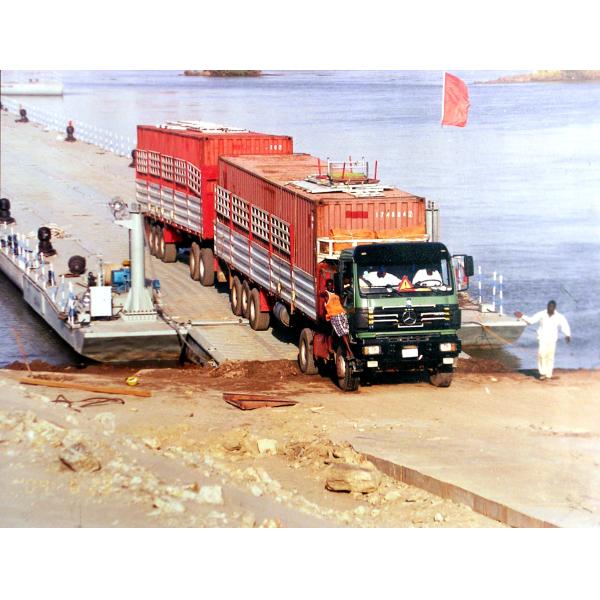 Buy Width 5m Deck Steel Truss Bridge Floating Water Bridge at wholesale prices