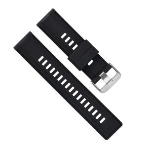 Luxury Replacement 22mm Silicone Rubber Watch Strap Bands ROHS Certificate