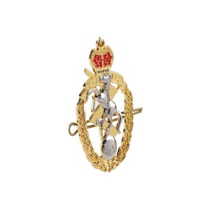 Custom Made Stamped 20mm Army Metal Badges Matt Silver Plating