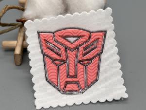 Quality Personalized Embossed Cloth Patches Uniform Custom Shape Design for sale