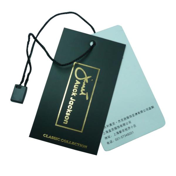 Buy OEM Clothing Hang Tags With Customized Logos For Garment / Bags Label at wholesale prices