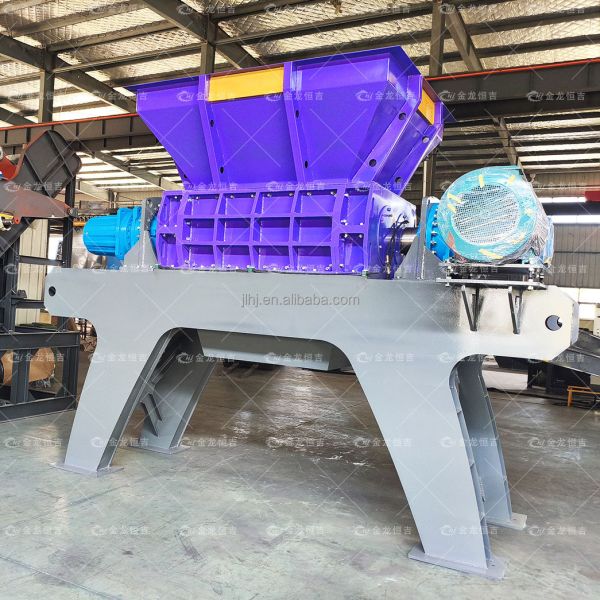 90 kW Power 20100 kg Weight Low Noise Double Shaft Shredder for Scrap Metal Recycling