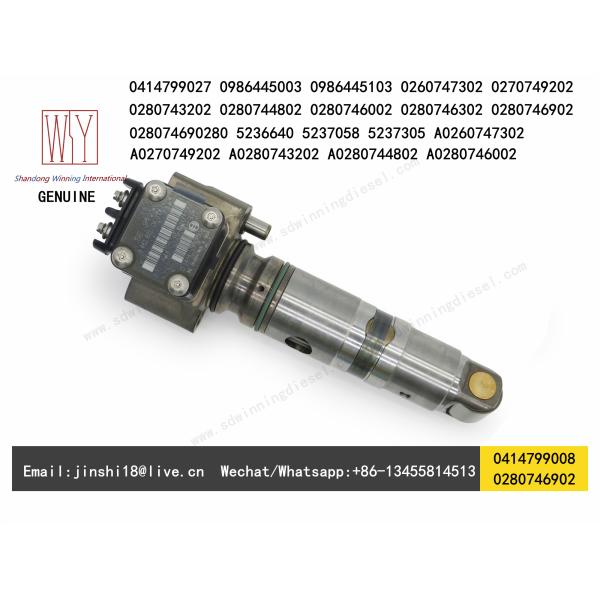 BOSCH GENUINE AND NEW UNIT FUEL PUMP 0414799008, 0414799002, 0280746902, A0280746902, 0260747302, 5236640, 5237058