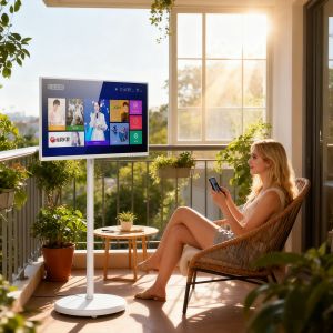 China Home Battery Powered Android TV Tablet Interactive with In Cell Touch Screen Chip on sale