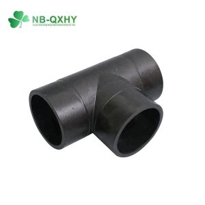 Equal Indonesia Butt Fusion Black Tee Type HDPE Pipe Fittings for Water Supply