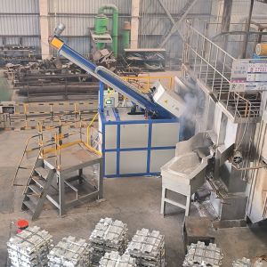 Quality Aluminum Refining Degassing Machine Refinement Degassing Time 0-99 Min Refining Flux Particle Size ≤5mm for sale