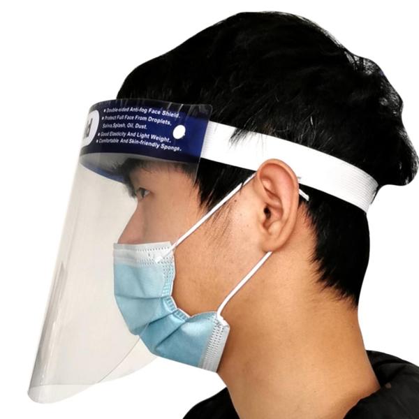 Environmental Protection Clear Plastic Face Shield High Definition Harmless