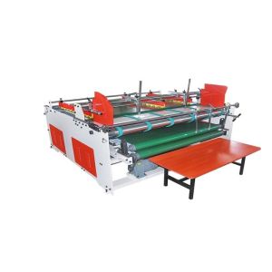 Semi-Automatic Press Type Carton Box Folder Gluer Machine For Carton Box