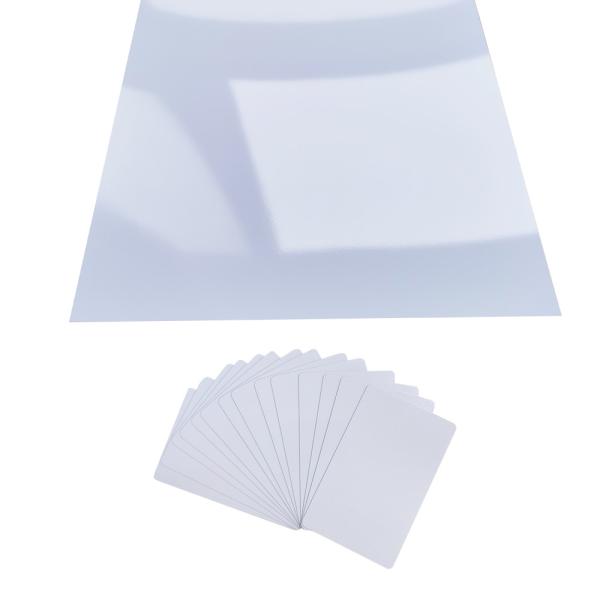 Buy White 760mic 20X30cm PVC Binding Cover For ID Card at wholesale prices