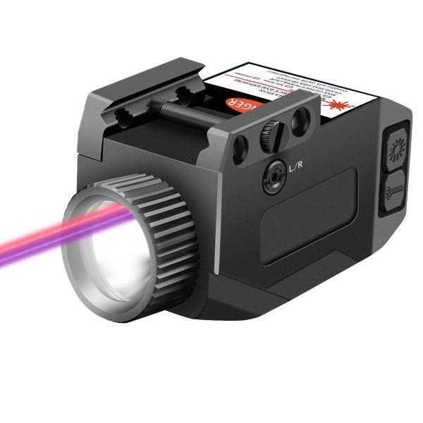 Buy Red Purple Airsoft Gun Lasers 650nm / 405nm Tactical Flashlight Laser 800 Lumens at wholesale prices