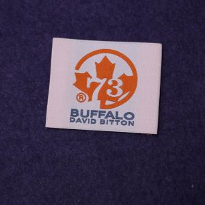 Washable Polyester Woven Clothing Labels For Clothing Garment Bags