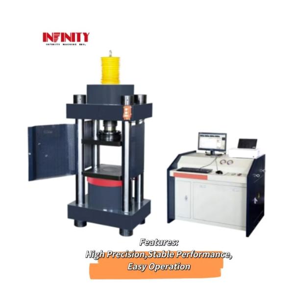 Buy Max Load 3000KN Four Column Micro Electro Hydraulic Servo Compression Test Machine at wholesale prices