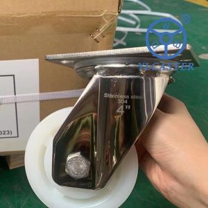 837lbs Heavy Duty Casters With Iron Center Polyurethane Wheels Dual Ball