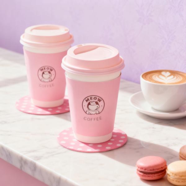 Disposable paper cup wholesale customized eco-friendly biodegradable food grade