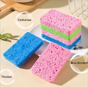 China Eco-Friendly Cellulose Sponge Scourer for Kitchen Cleaning on sale