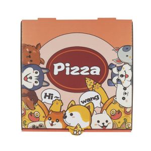 ODM Custom Printed Pizza Takeaway Boxes 4C Offset Printing