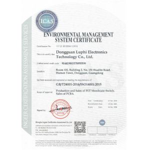 Dongguan Luphi Electronics Technology Co., Ltd. Certifications