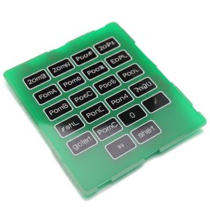 Quality 20mA Led Current PET Membrane Keypad for Heavy-Duty Applications in Humid Environments for sale