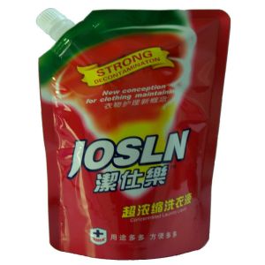 Stand Up PET Spout Pouch for Laundry Detergent