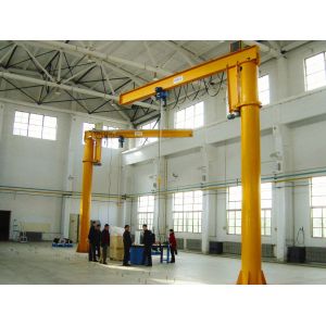5 Ton Floor Mounted Workstation Jib Crane Hoist Energy Saving Efficient