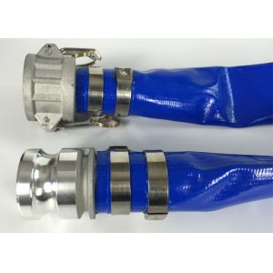 Durable PVC Layflat Hose / Pipe UV Resistant Flexible With Coupling Fittings