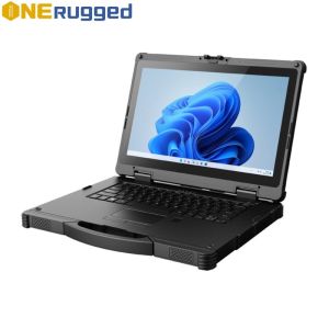 14-Inch Rugged Laptop Intel Core i5/i7 Win 10/11 IP65 Fingerprint RJ45