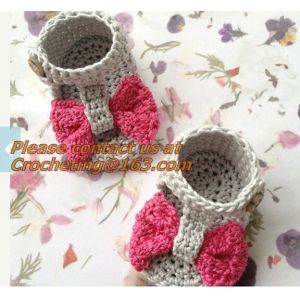 Slippers Baby crochet shoes crochet Cotton Crochet monkey Slippers Houseshoes