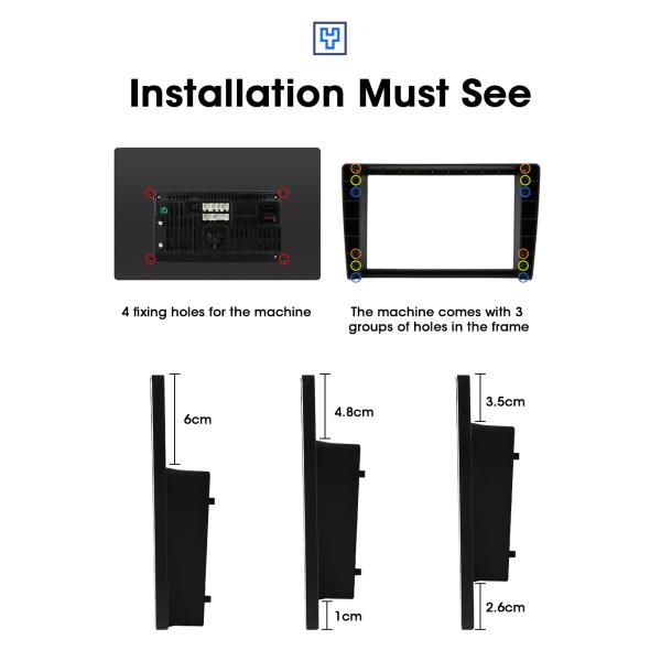 Universal Year 13" 2 Din Car Radio 1920*1200P QLED Built-in CarPlay Multimedia Stereo