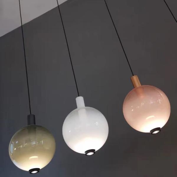 Modern Designer Lamp Decorative Indoor Glass Ball Suspension Light Pendant Lamp