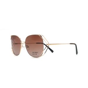 MS079 Retro Square Metal Sunglasses with Scratch-Resistant Polarized Lenses and