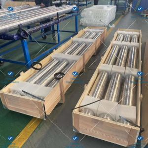 Chemical Element Titanium Gr2 Tube Targets Astm B861 Metallic Luster