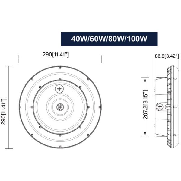 Long Lasting LED Garage Canopy Lights IP65 For Brighter Spaces