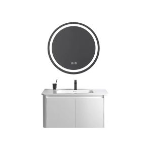 Wall Mounted Wash Basin Vanity Cabinet Waterproof For Bathroom