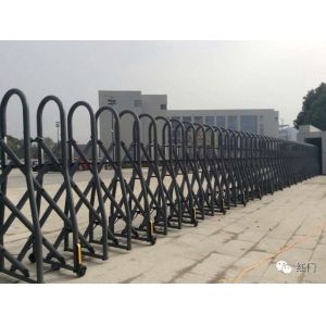 Industrial Retractable Automatic Security Gate Aluminium Alloy With Anti Climb