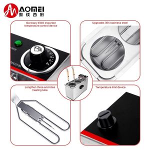 Stainless Steel 201/304 Commercial Electric Instant Noodle Cooker 215x420x310mm