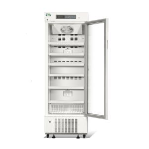 Air-Cooling System 2~8 Degree +315L Glass Door Pharmacy and Medical Refrigerator