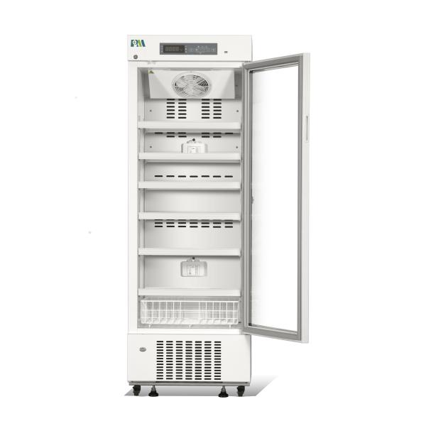 Air-Cooling System 2~8 Degree +315L Glass Door Pharmacy and Medical Refrigerator