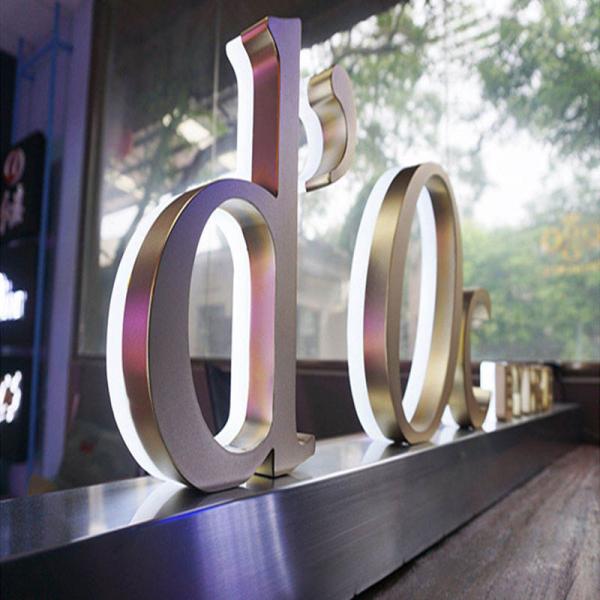 Wholesale Business Signs 3d Illuminated Store Front Signage Letters Lights