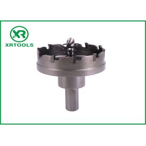 3 Flat Shank TCT Hole Saw Cutter For Stainless Steel Plate 25 Mm Cutting Depth