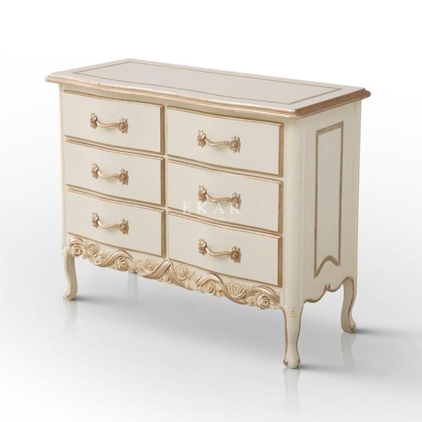 Antique Bedside table Hand Carved Wood Nightstand With Drawer