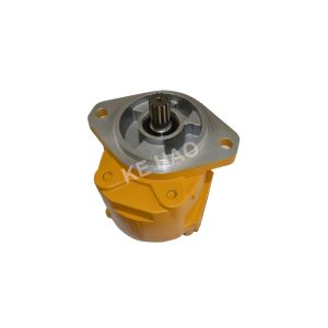 705-21-32051 Bulldozer Pump / Cast Iron Hydraulic Gear Pumps Silver Color