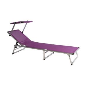 China Customized Beach Foldable Sun Lounger With Aluminum Tube Material on sale