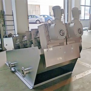 Wastewater Treatment Screw Press Sludge Dewatering Machine Sludge Dehydration