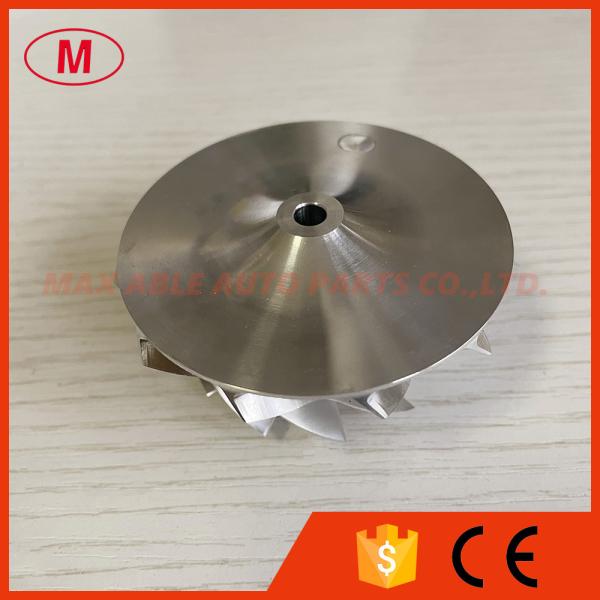 GT15-25 48.00/61.98mm 11+0 blades high performance turbocharger milling/aluminum 2618/billet compressor wheel