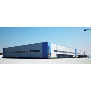 Modern Prefab Commercial Prefabricated Industrial Warehouse Building