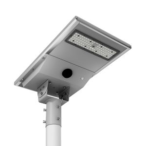 Quality 50w All In One Solar Street Lights Lamp Longevity For Crossroads for sale