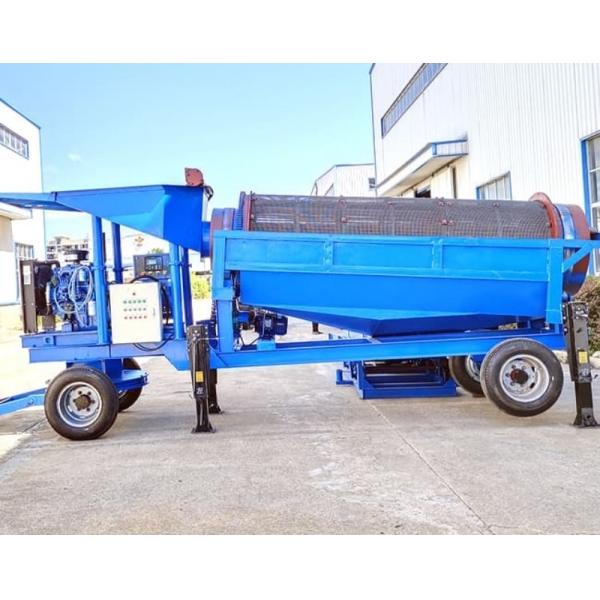 Buy 10t/H Mobile Gold Wash Plant Alluvial Diamond Mining at wholesale prices