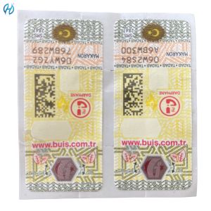 High-performance Holographic Label with Customizable Surface