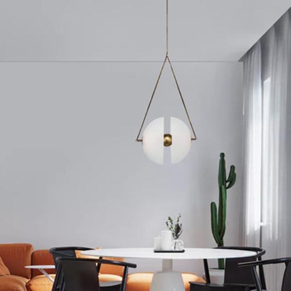 Nordic glass ball pendant light Loft Decor Minimalist Restaurant Synapse Pendant Lamp(WH-GP-142)